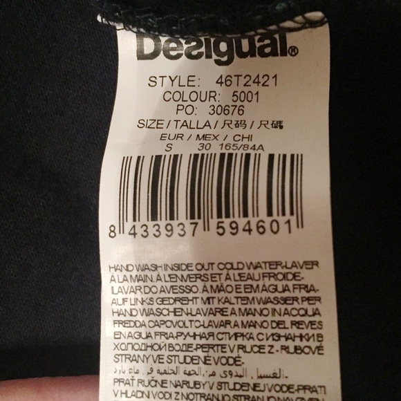 Desigual Women’s Asymmetrical Colorful Shirt Small - Picture 4 of 8